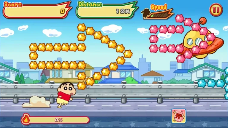 CRAYON SHINCHAN The Storm Called FLAMING KASUKABE RUNNER!! Switch NSP screenshot
