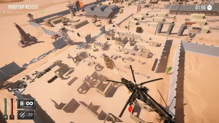 Helicopter Shooter: Hot Ace Heli War Borne Switch NSP screenshot