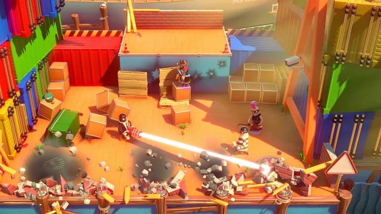 Rubber Bandits Switch NSP screenshot