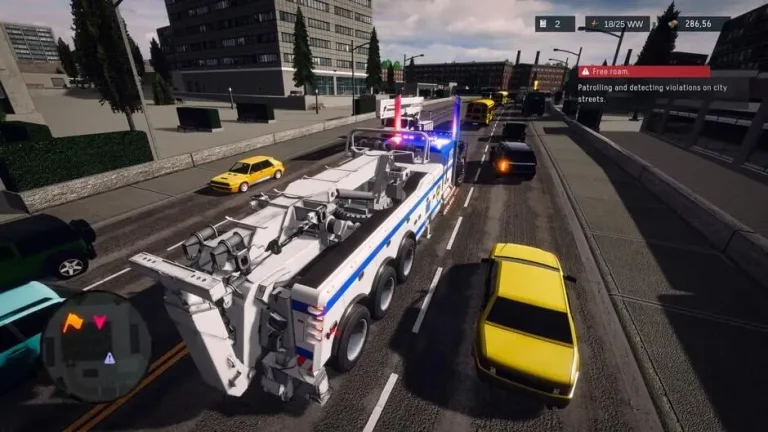 Tow Truck Police Simulator Switch NSP screenshot