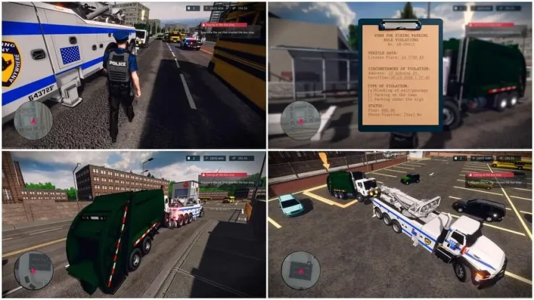 Tow Truck Police Simulator Switch NSP screenshot